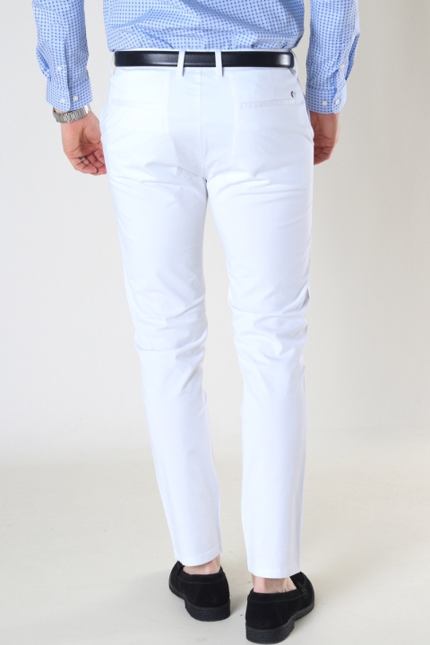 Clean Cut Copenhagen Milano Drake Stretch Pants White