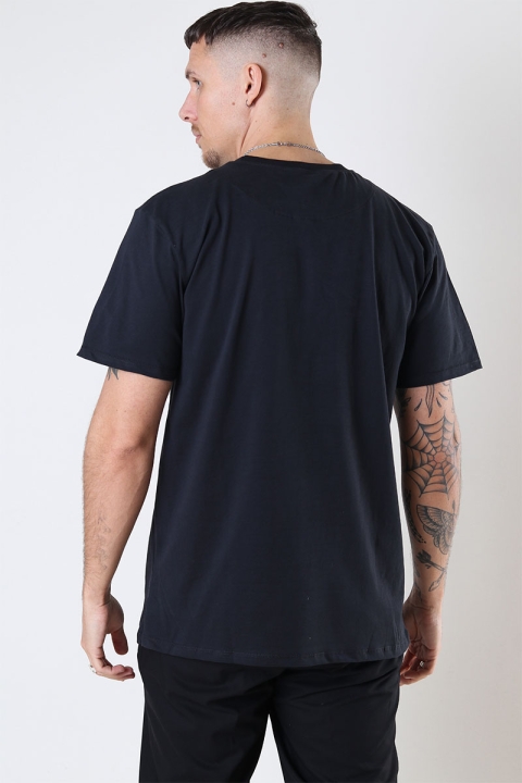 Clean Cut Copenhagen Cohen Brushed Tee SS Black