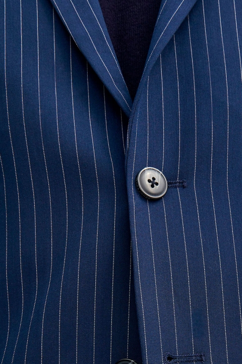 Jack & Jones FRANCO PIN STRIPE Kostym Navy Blazer