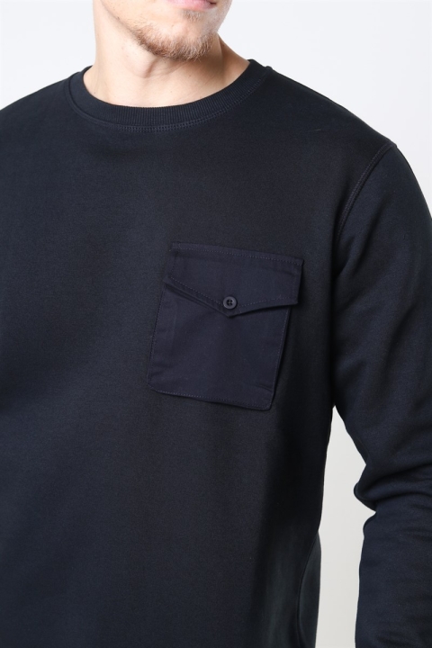Solid Mihal Sweat Black