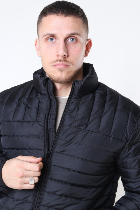 Only & Sons Paul Quilted Highneck Jacka Black
