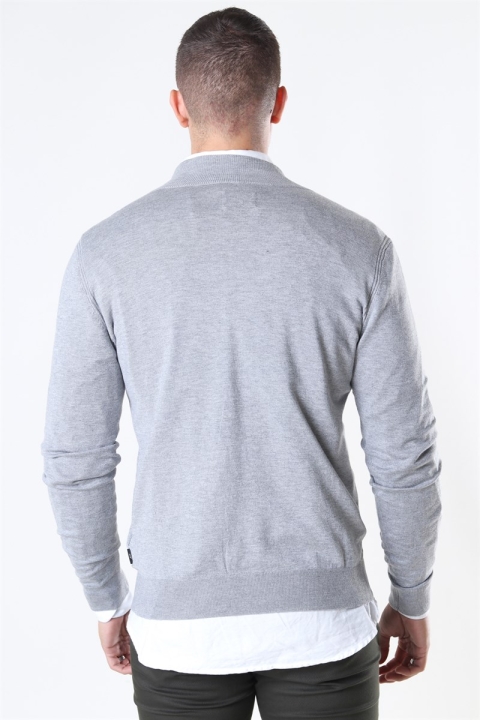 Jeff Chris Zip Sticka Light Grey Mix