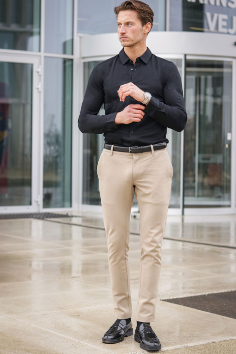 ONLY & SONS Miles LS Stretch Shirt Black