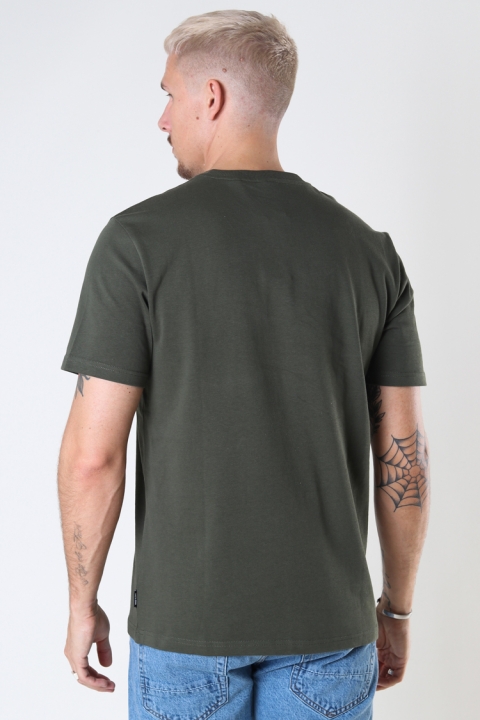 ONLY & SONS ONSANEL LIFE REG SS TEE Forest Night