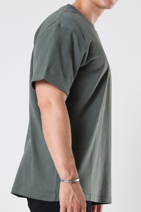 Solid Danton Box Fit Tee Thyme
