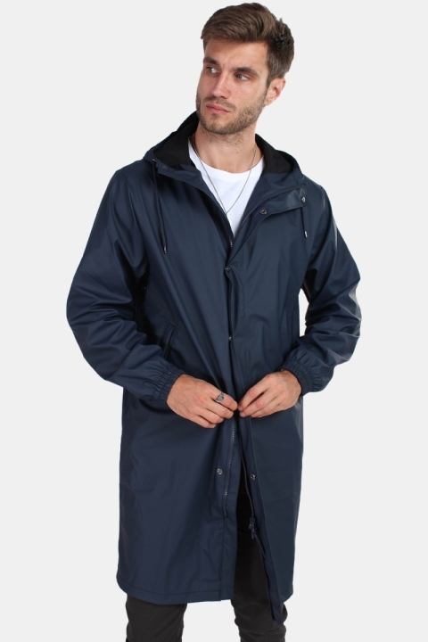 Rains Fishtail Parka RegnJacka Blue