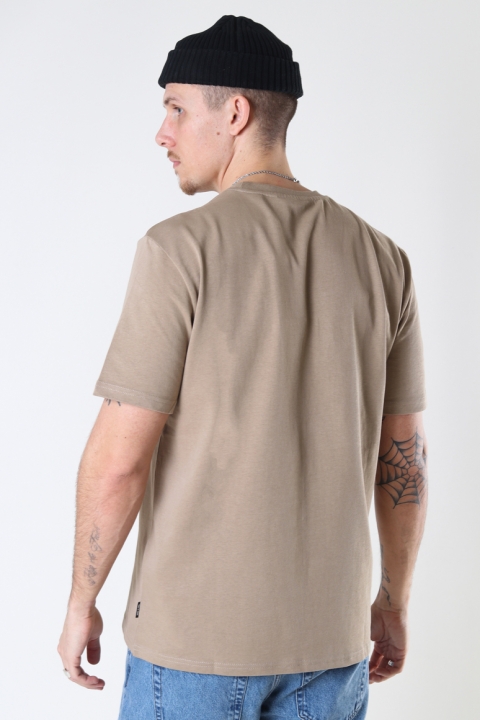 ONLY & SONS ONSANEL LIFE REG SS TEE Chinchilla