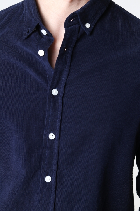 Kronstadt Johan Baby Corduroy shirt Navy