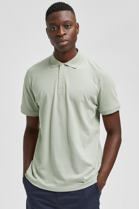 Selected SLHAZE SS POLO W NOOS Desert Sage