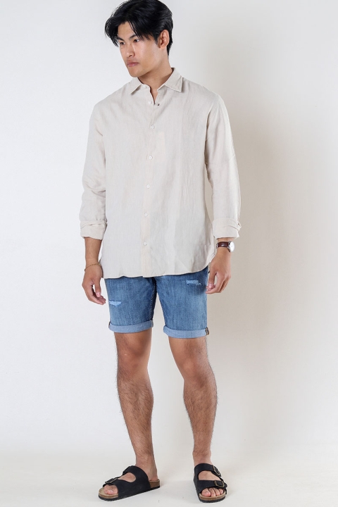 Jack & Jones Layne Linen Shirt LS Pelican