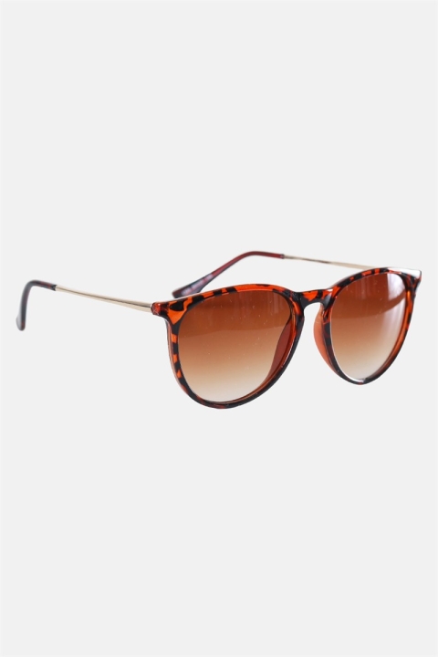 Fashion 1394 Solgasögon Brown Havana Gold Brown Gradient Lens