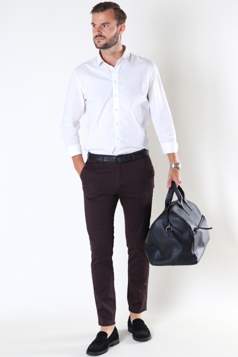 Jack & Jones Marco Bowie Chinos Black Coffee