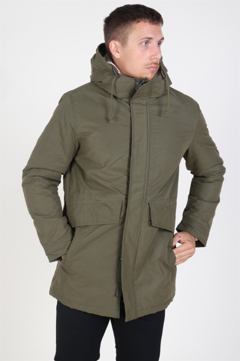 Jack & Jones Wetford Parka Jacka Olive Night