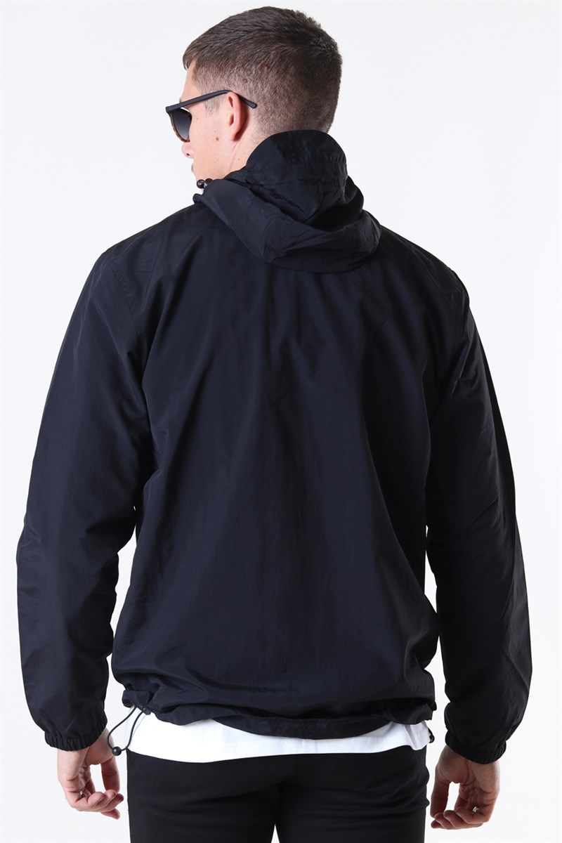 Zip through hooded jacket top