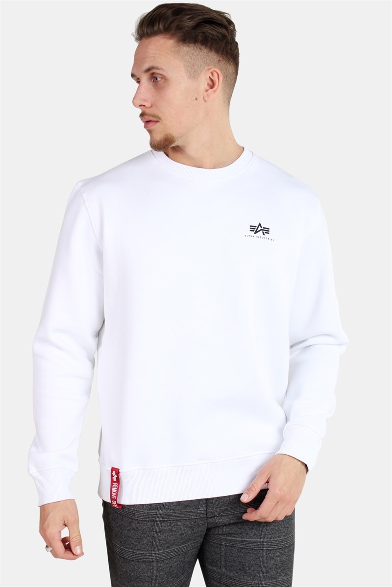 Alpha industries sweatshirt white discount