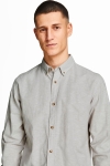 Jack & Jones Summer Linen Shirt LS Crockery