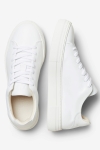 Selected SLHDAVID CHUNKY LEATHER TRAINER B NOOS White