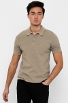 ONLY & SONS ONSMOOSE LIFE 12 SS POLO KNIT Chinchilla