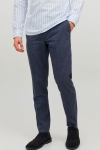 Jack & Jones Riviera Linen Trousers Navy Blazer