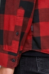 Jack & Jones JJEGINGHAM TWILL SHIRT L/S NOOS Brick Red