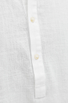 Jack & Jones Summer Half Placket Shirt Ls White