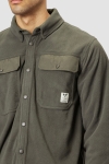 Fat Moose Herold Fleece Overshirt Beetle Green