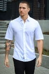 ONLY & SONS Miles SS Stretch Shirt White
