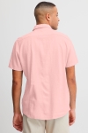 Solid Allan SS Linen Shirt Powder Pink