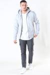 Tommy Jeans Fleece Zip Hoodie Light Grey