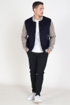 Les Deux Varsity Bomber Jacka Navy