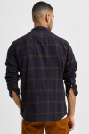 Selected SLHSLIMFLANNEL SHIRT LS W NOOS Monks Robe Big check