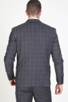 Lindbergh Checked Men's Kostym Check Grey