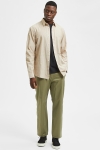 Selected SLHSLIMNEW-LINEN SHIRT LS W NOOS Kelp