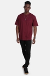 Basic Brand Oversize Tee Burgundy