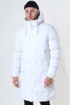 Rains Long Puffer Jacka Off White