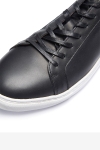 Selected David Leather Trainer Sneakers W Black