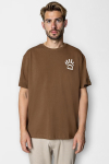 Clean Cut Copenhagen Michael organic T-shirt Brown