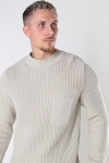 ONLY & SONS ONSBLAZE LIFE STRUCTURE MIX MOCK KNIT Pelican