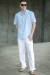 Jack & Jones Summer Shirt SS Chambray Blue