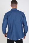 Only & Sons Basic Denim Skjorta Dark Blue Denim