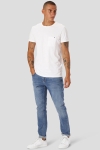 Clean Cut Copenhagen David Slim Stretch Jeans Mid Blue Denim