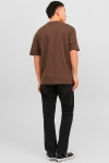 Jack & Jones Vesterbro Tee SS Chocolate Brown