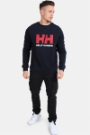 Helly Hansen Logo Crewneck Tröja Navy