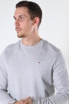 Tommy Hilfiger TJM CREW NECK SNIT Silver Grey Htr