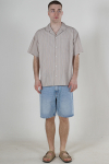 Jack & Jones Cody Poplin Resort Shirt SS Oxford Tan