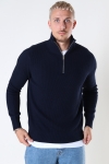 Jack & Jones JPRBLAPERFECT KNIT HIGH NECK ZIP SN Maritime Blue Maritime Navy