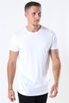 Solid Dew SS Long T-shirt White