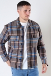 Denim project Check Pocket Jacket Check 3 Brown