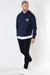 Jack & Jones JORBRINK CREST SWEAT HOOD Navy Blazer