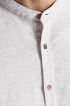 Jack & Jones JPRBLASUMMER HALF PLACKET SHIRT L/S SN Crockery